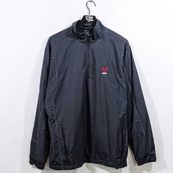 Nike Golf Adobe 1/4 Zip Windbreaker Pullover Jacket Large Y2K Sports Technology - Picture 1 of 7